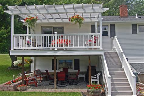 pergola on second floor deck